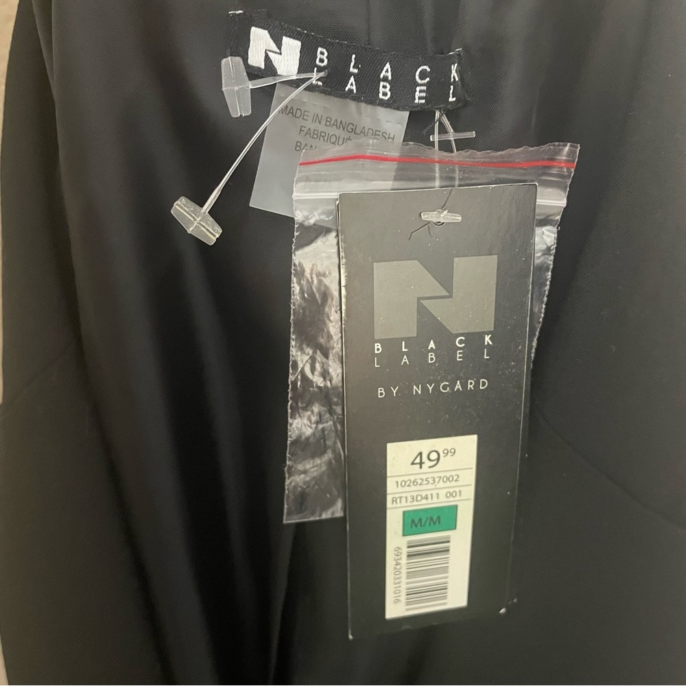 N Black Label By Nigar Suit Jacket Black Color M Sz Women NWT Classic Elegant - Picture 8 of 11